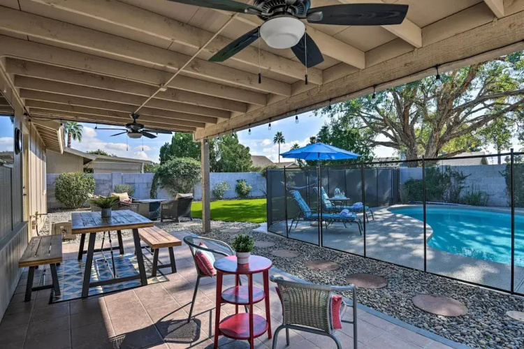Scottsdale Home w/ Pool, Yard, Hammock + Fire Pit!