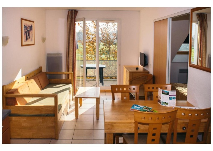 Apartment with balcony and with view