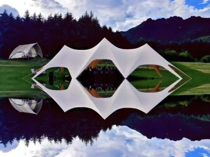 Outside