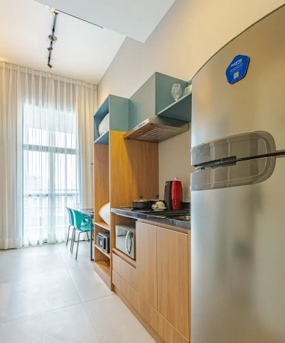 Family Studio with balcony and with city view