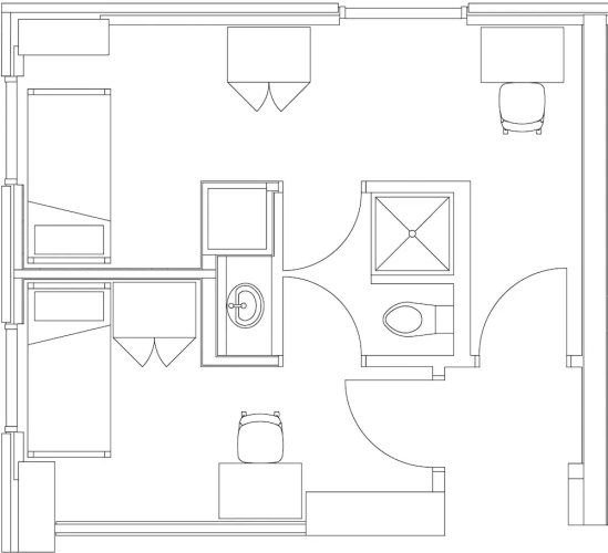 Standard Twin Suite