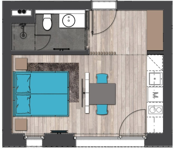 Deluxe Double room with land view