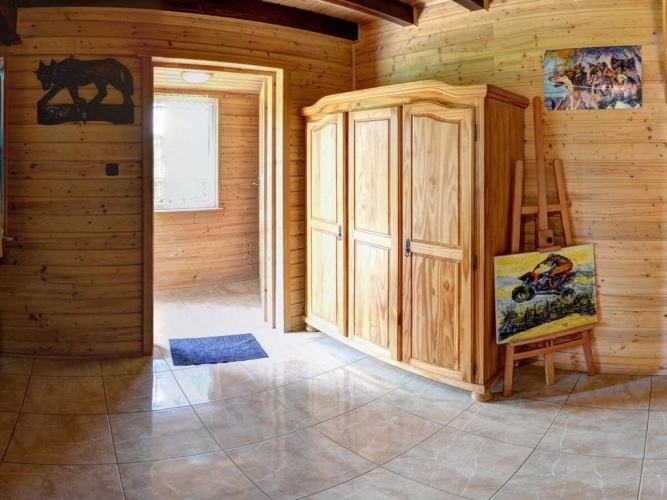 Chalet with balcony and with view