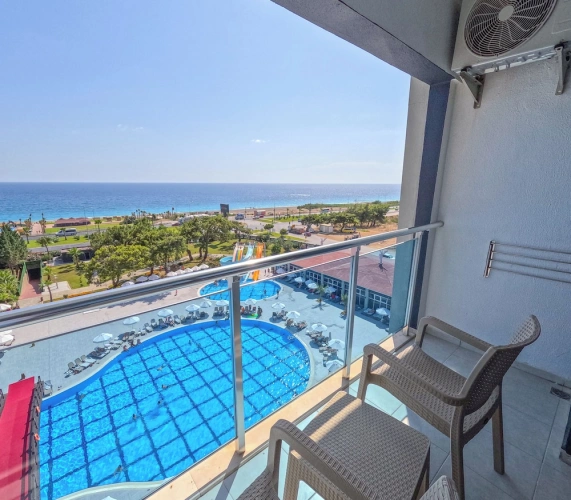 Standard room with balcony and with sea view