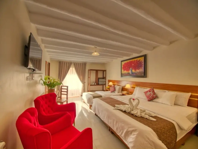 Deluxe Family room with balcony