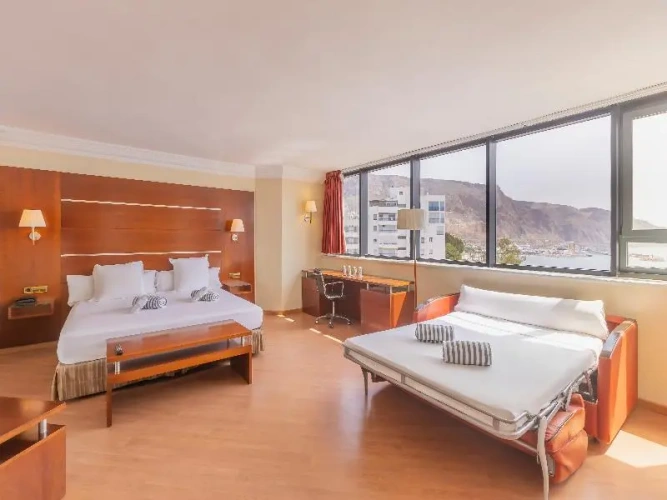 Standard Quadruple room with balcony and with sea view
