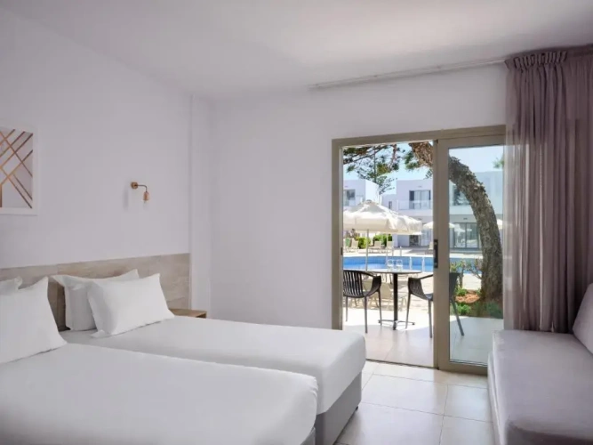 Standard Double room with pool view