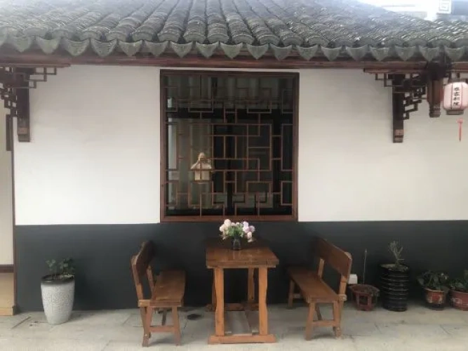 Outside