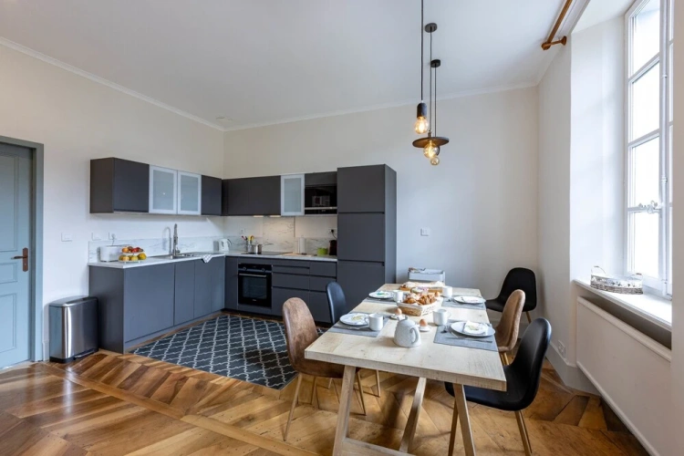 Deluxe Apartment with balcony and with mountain view