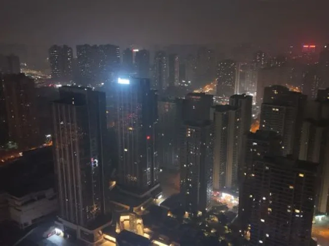 Outside