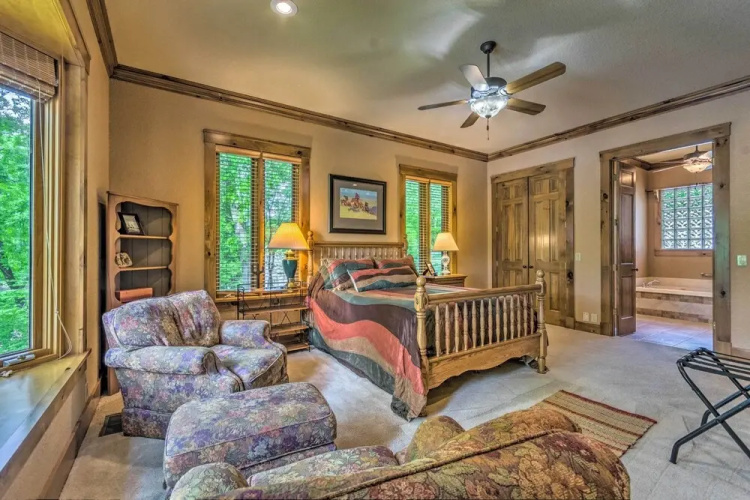 Private Dock + Water Views: Hot Springs Abode!