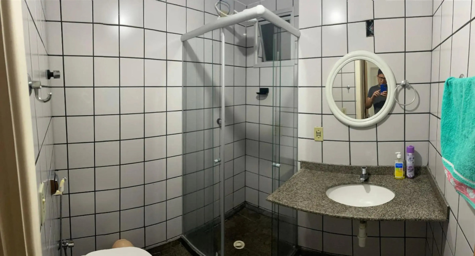 Apartamento Guarapari pé na areia com Wi-Fi e Garagem