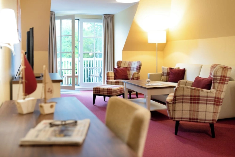 Superior Double room with balcony and with garden view
