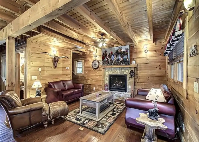 Cottage with balcony