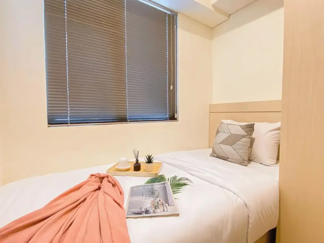 Warm Neutral 2Br At Meikarta Apartment