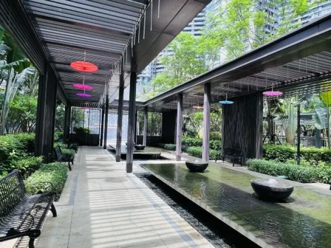 Outside