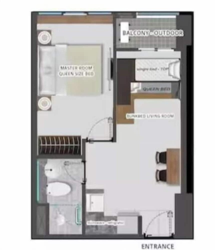 1 Bedroom Apartment with city view