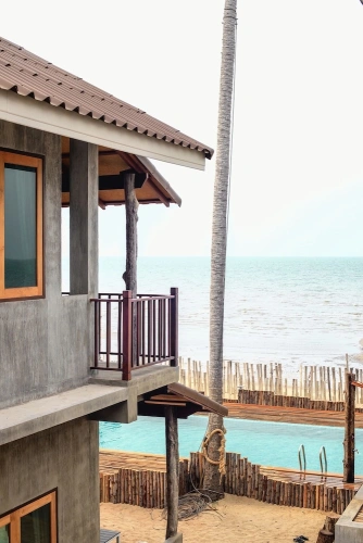 Economy Double room with balcony and with partial sea view