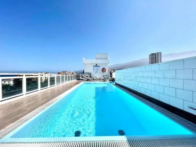 Studio with balcony and with view