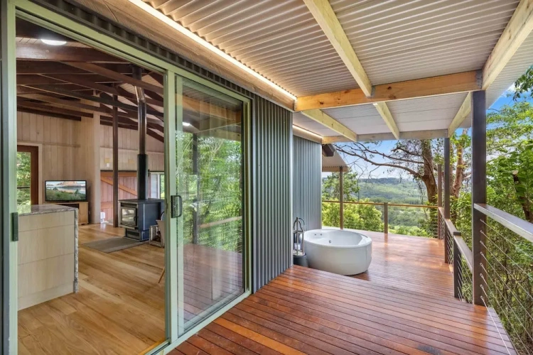 Studio with balcony