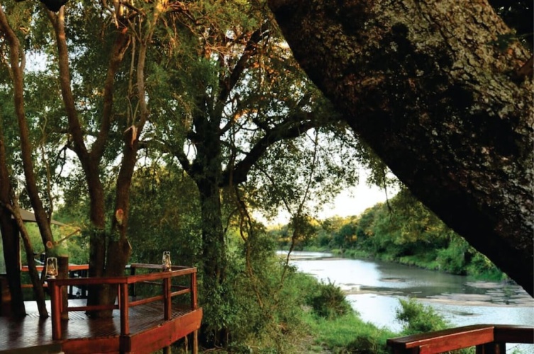 Outside