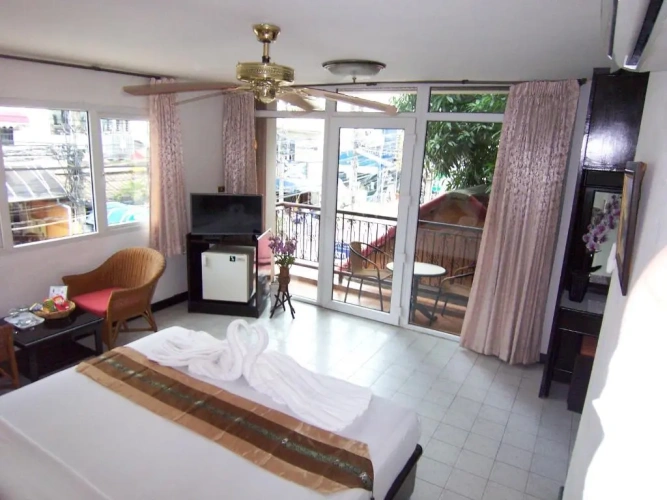 Standard Double room with balcony and with view