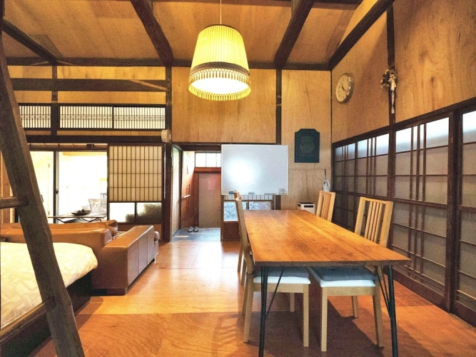 Cottage with balcony