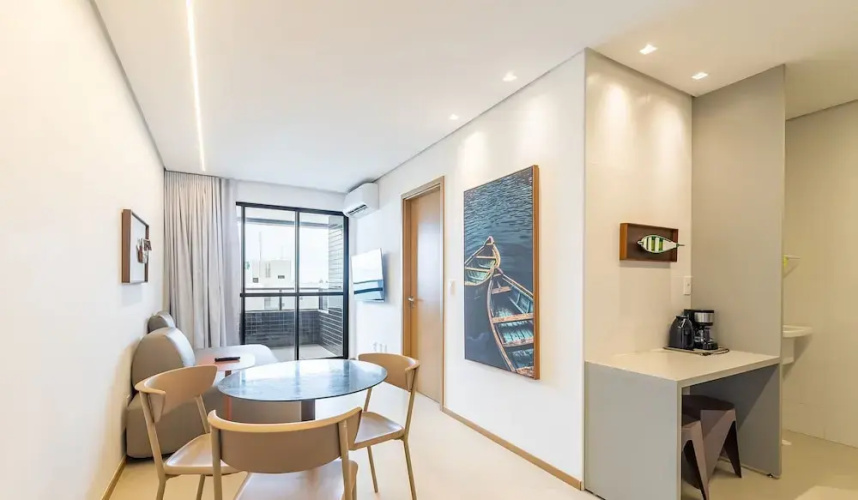 Apt With Balcony and Sea View, Maceio Hig1003