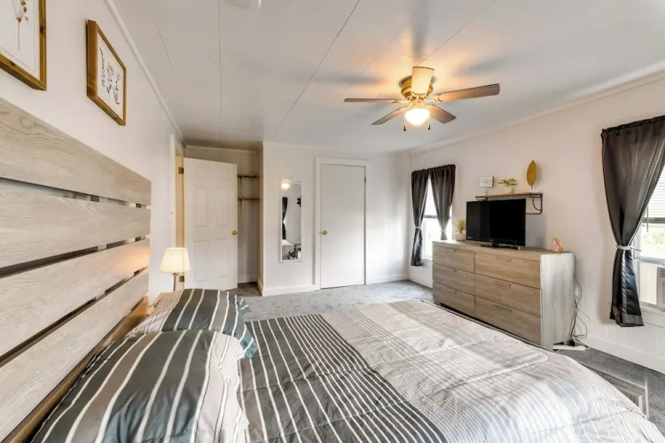 Steps to Crystal Lake: Spacious Retreat w/ Views