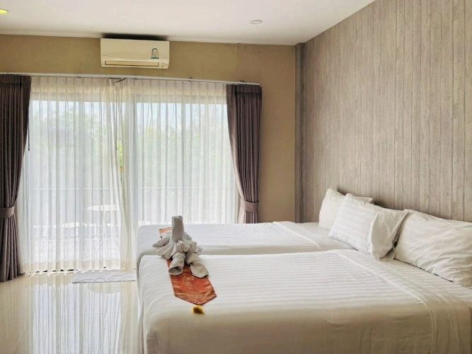 Standard Double room with balcony and with pool view