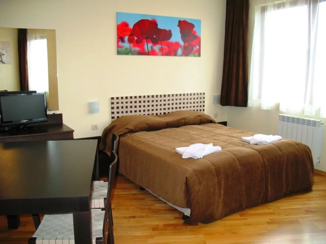 Studio with balcony