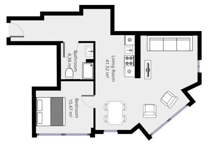 1 Bedroom Apartment