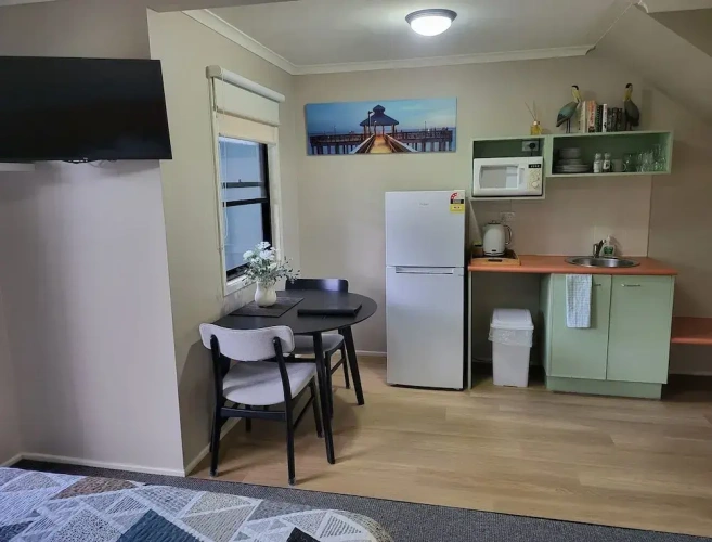 Studio with balcony