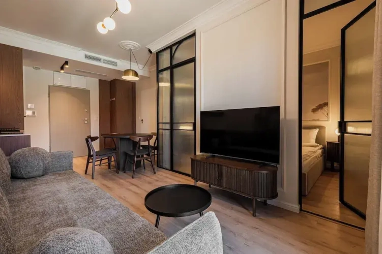 Apartment with balcony and with city view