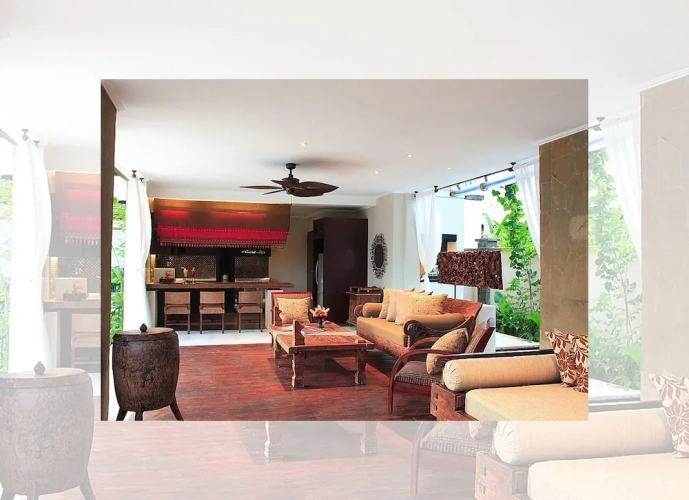 2 Bedrooms Family Villa with pool view