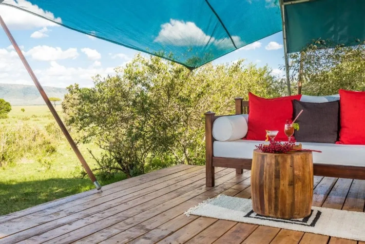 Family Tent with view
