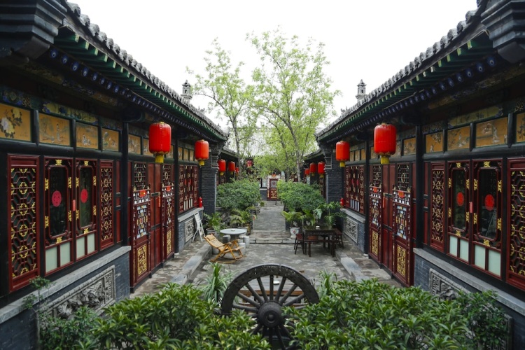 Outside