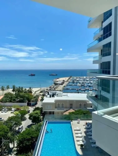 1 Bedroom Standard Apartment with balcony and with sea view