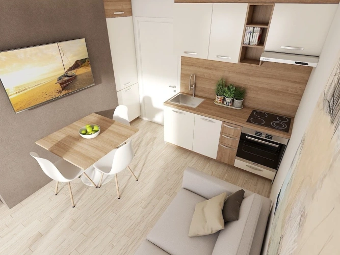 Double Apartment with garden view