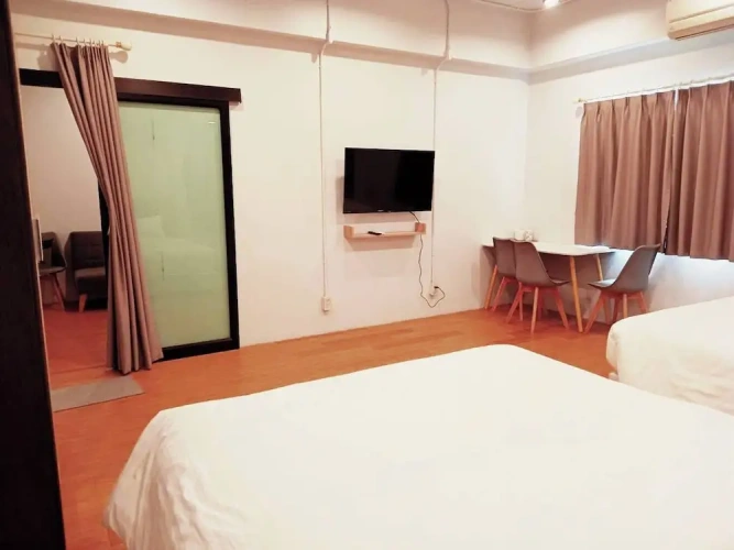 Standard Twin room with balcony and with view