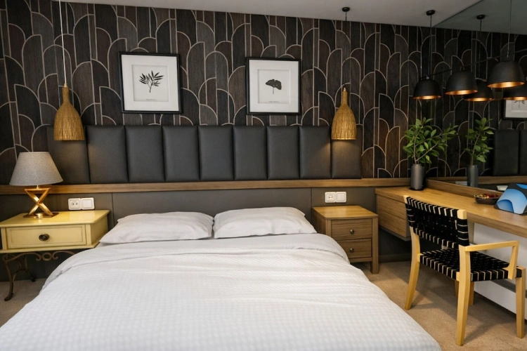 Standard Double room with balcony and with garden view