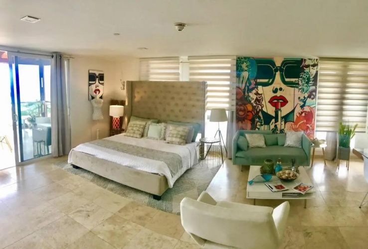 Modern Loft ,eagle Beach ,oasis Condo