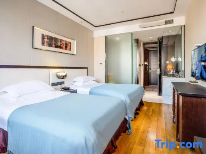 Standard Twin room with balcony and with river view