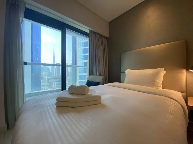 Lux BnB Paramount Tower I Burj Views