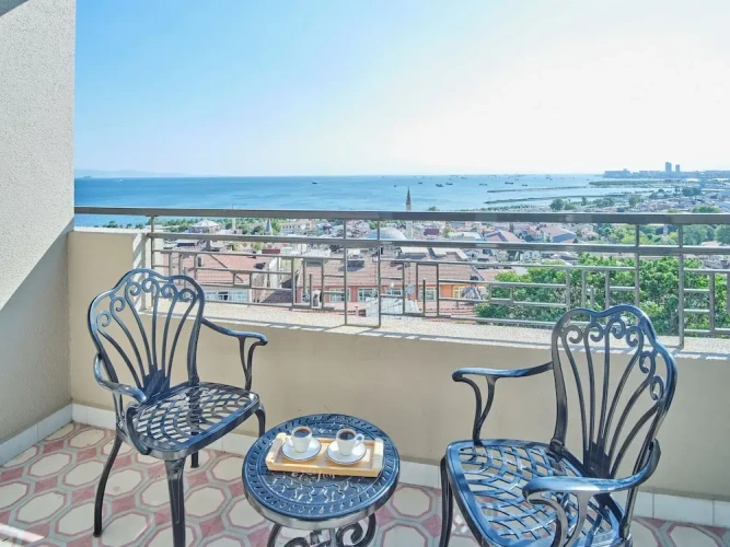 Premium Double room with balcony and with sea view
