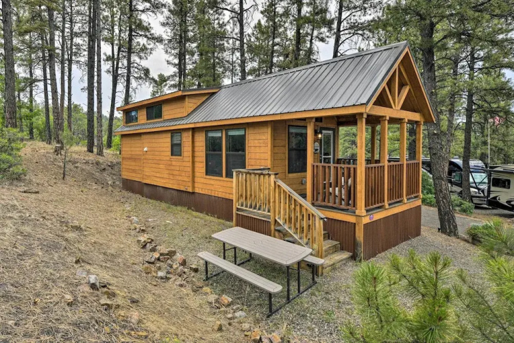 Pagosa Springs Tiny Cabin: Fish, Hike, Ski & Soak!