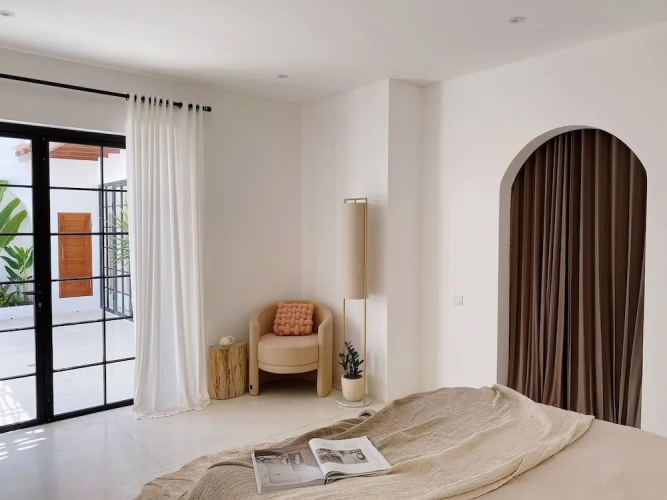 Splendid Villa Eden White Canggu Pool & 2 Bd
