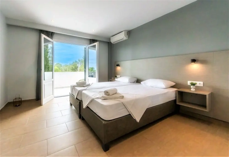 Studio with balcony