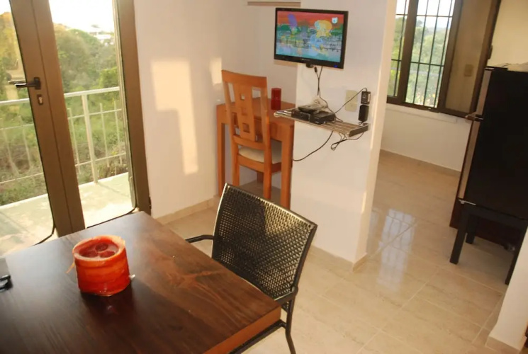 Studio with ocean view
