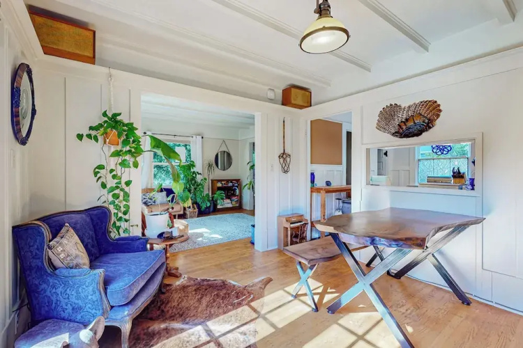 3BR Craftsman House w/ Patio, Workspace & WD